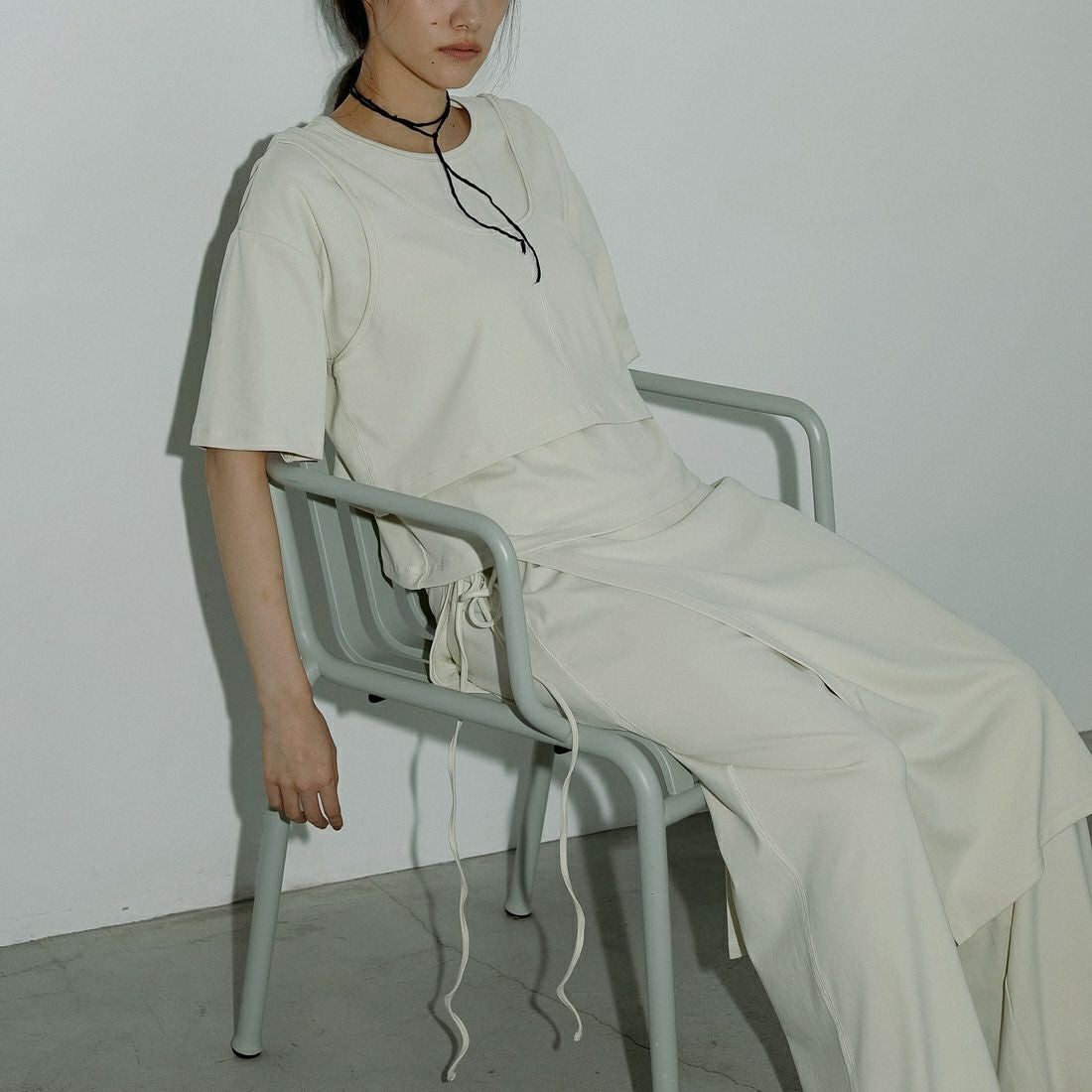 anuke [アンヌーク] レイヤードカットTシャツ [62510623] IVR