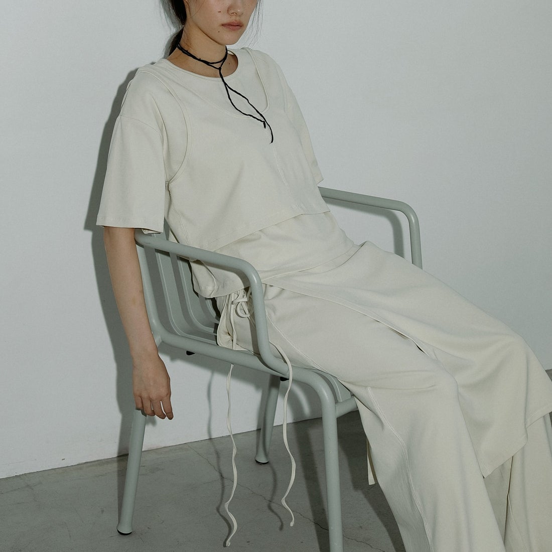 anuke [アンヌーク] レイヤードカットTシャツ [62510623] IVR