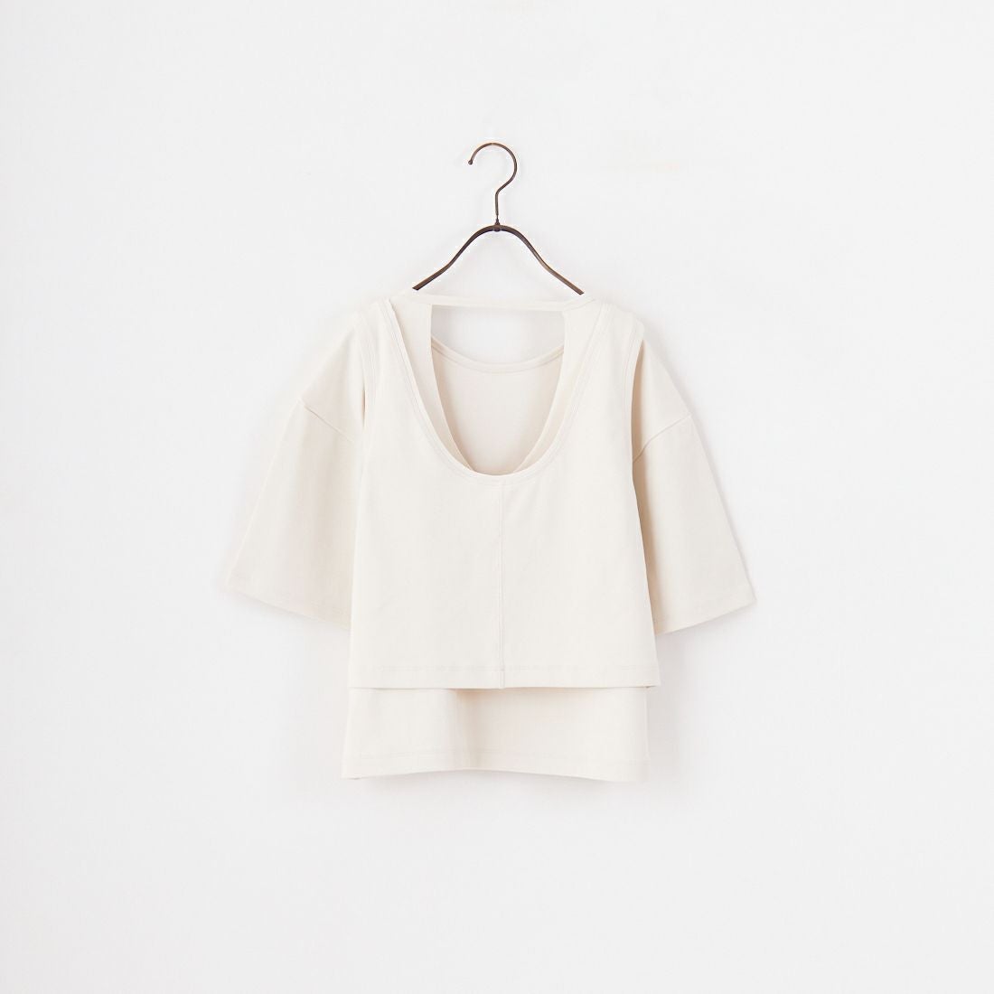 anuke [アンヌーク] レイヤードカットTシャツ [62510623] IVR