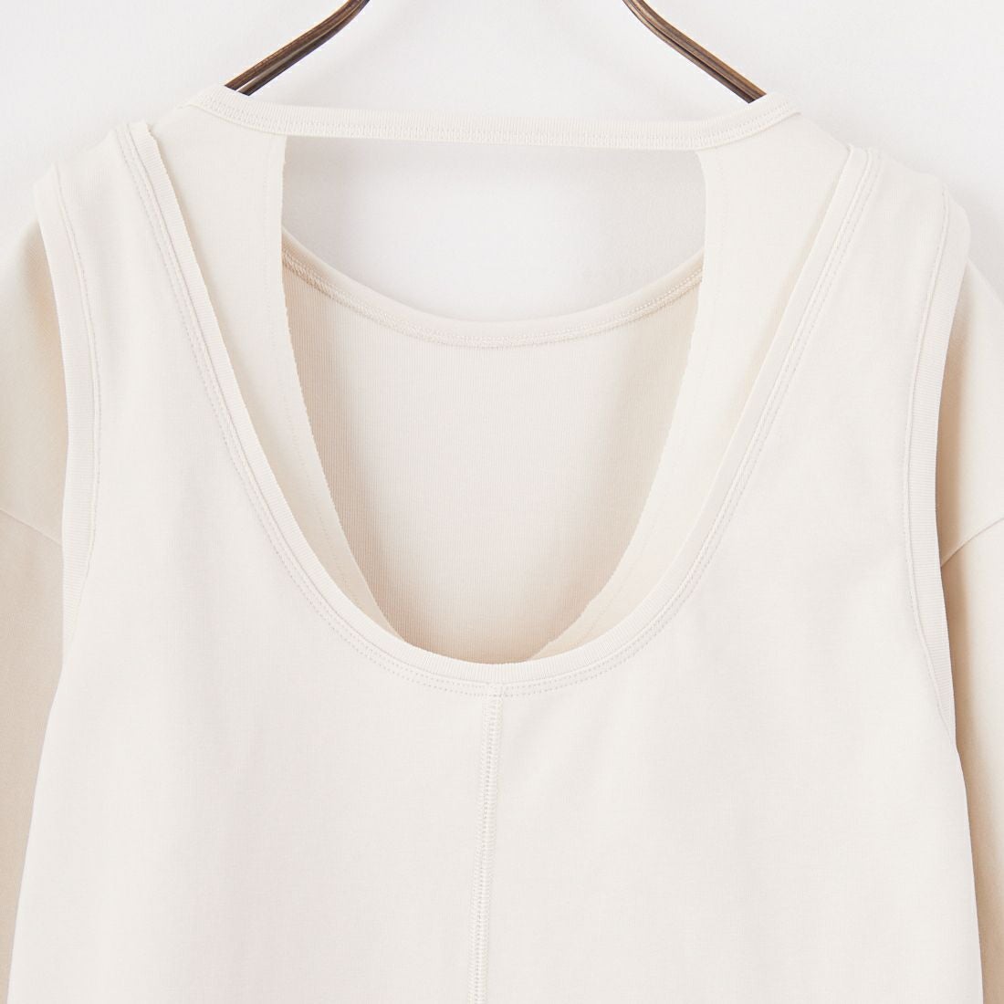 anuke [アンヌーク] レイヤードカットTシャツ [62510623] IVR