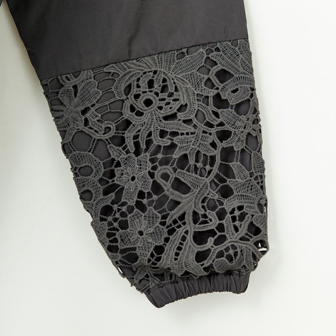 Jeans Factory Clothes [ジーンズファクトリークローズ] レースコンビパーカー [151201] 08 ﾁｬｺｰﾙ