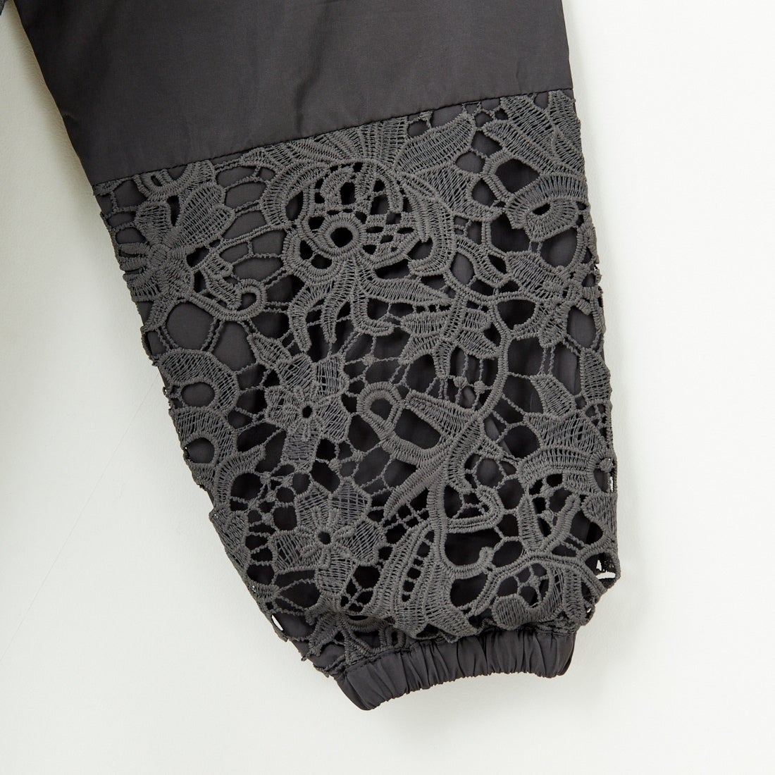 Jeans Factory Clothes [ジーンズファクトリークローズ] レースコンビパーカー [151201] 08 ﾁｬｺｰﾙ