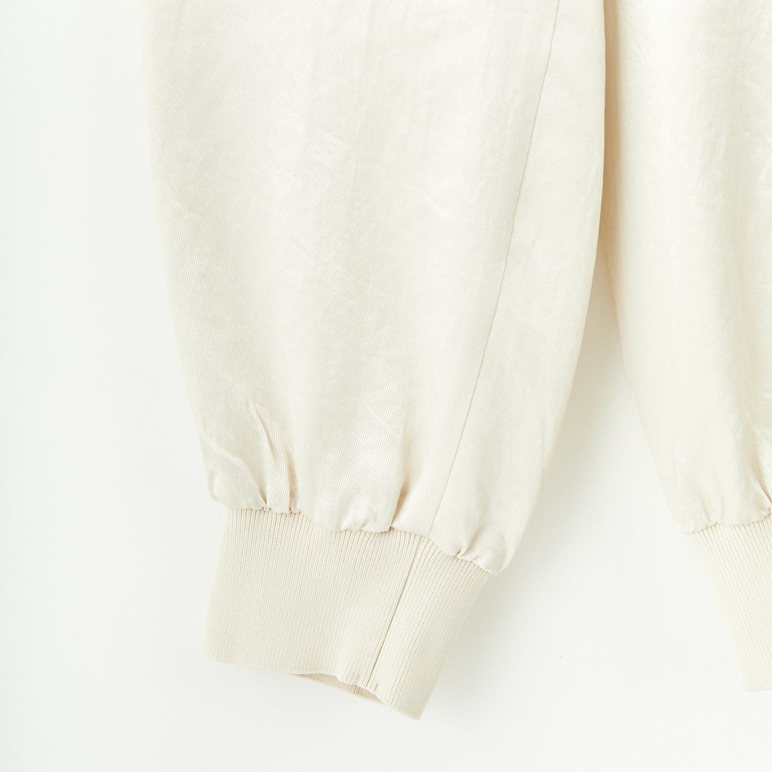 MICA&DEAL [マイカアンドディール] サテンリブパンツ [0125103025] L/BEIGE