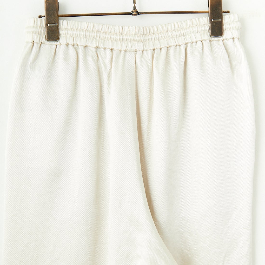 MICA&DEAL [マイカアンドディール] サテンリブパンツ [0125103025] L/BEIGE