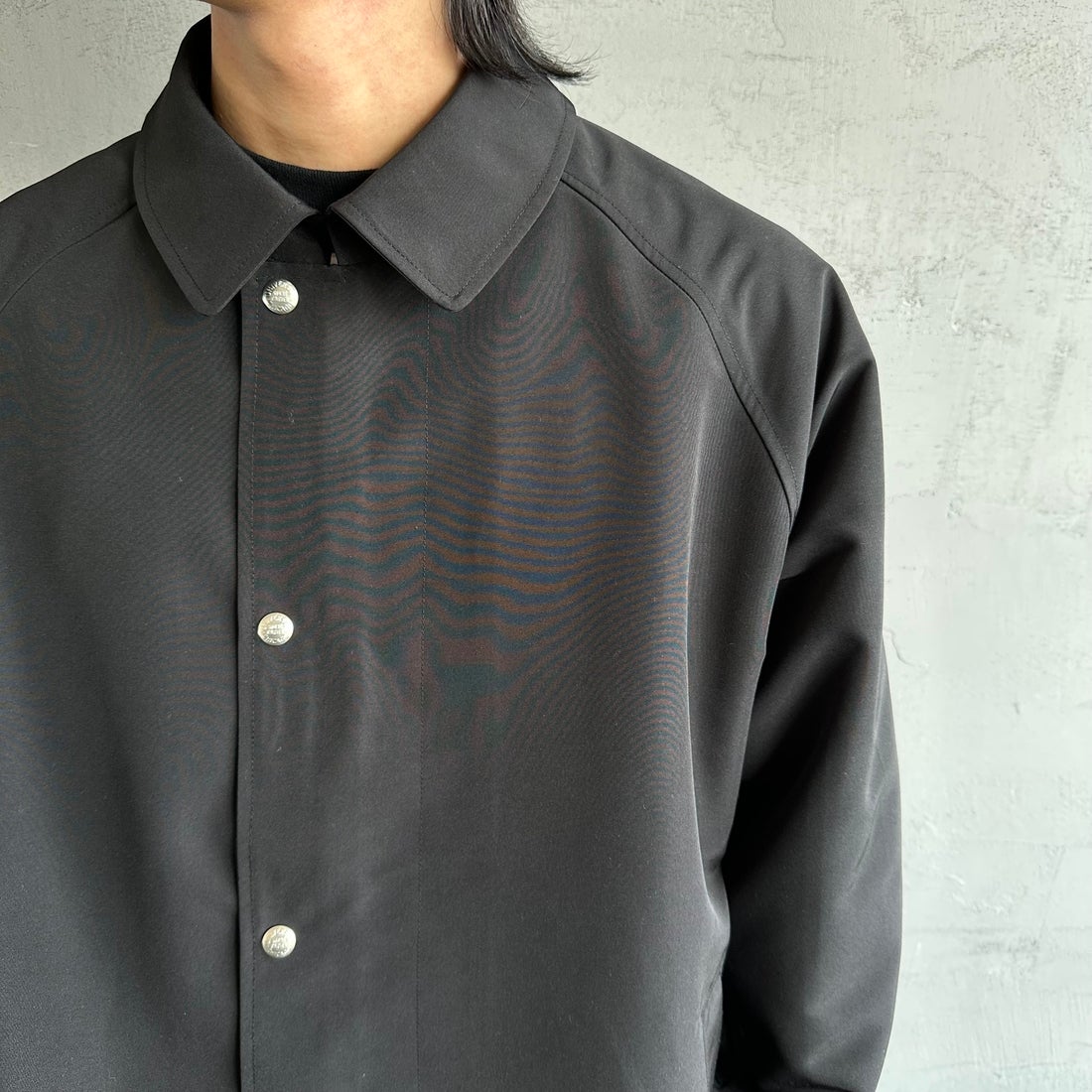 UNIVERSAL OVERALL [ユニバーサルオーバーオール] 別注 コーチジャケット [U2511422IN-JF] BLACK