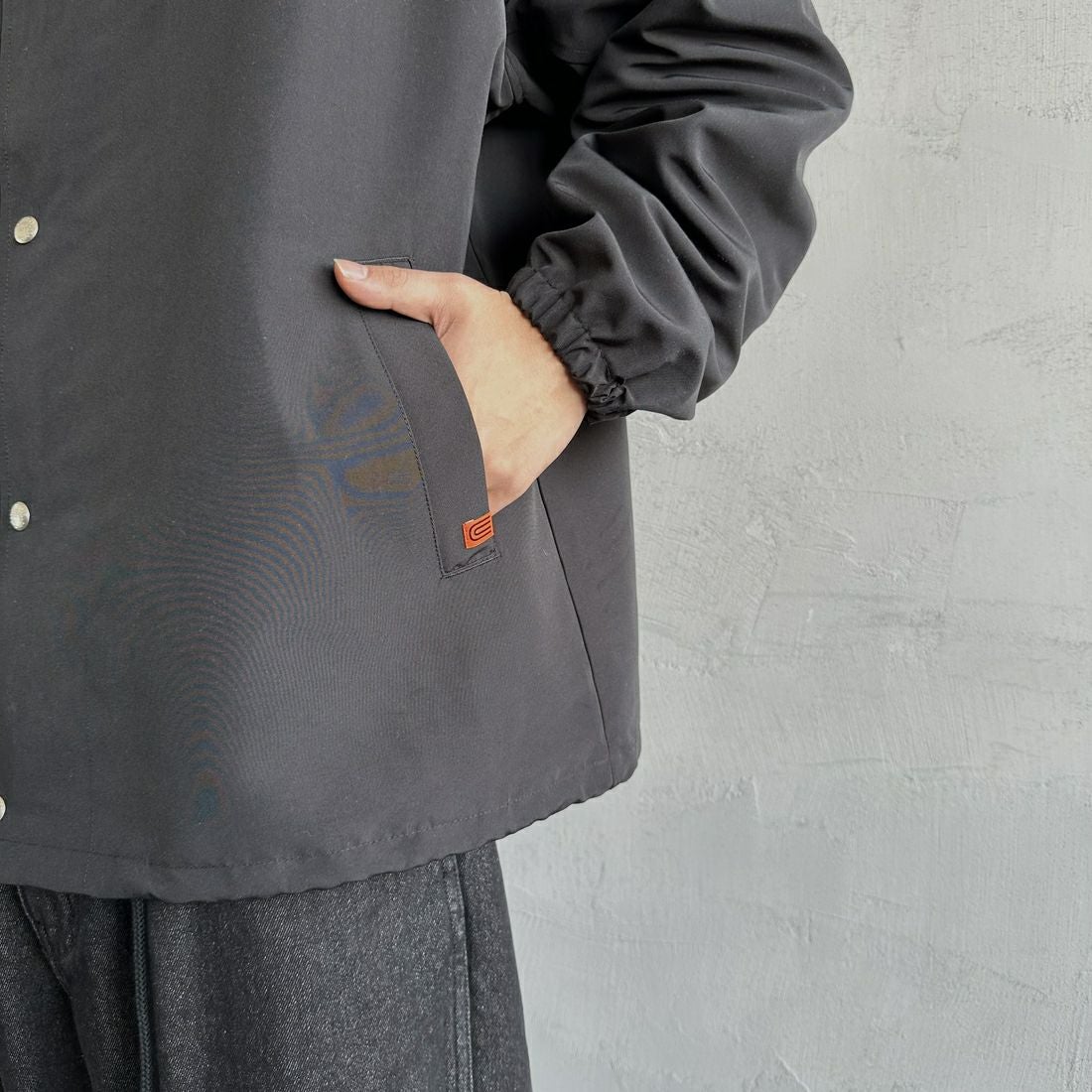 UNIVERSAL OVERALL [ユニバーサルオーバーオール] 別注 コーチジャケット [U2511422IN-JF] BLACK