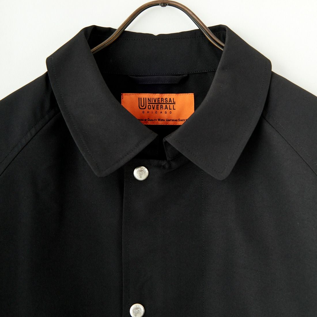 UNIVERSAL OVERALL [ユニバーサルオーバーオール] 別注 コーチジャケット [U2511422IN-JF] BLACK