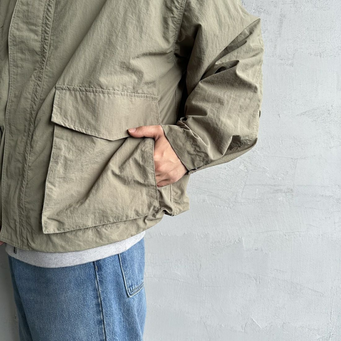 Jeans Factory Clothes [ジーンズファクトリークローズ] ウォッシャブルナイロンショートM-51ジャケット [JFC-251-013] OLIVE