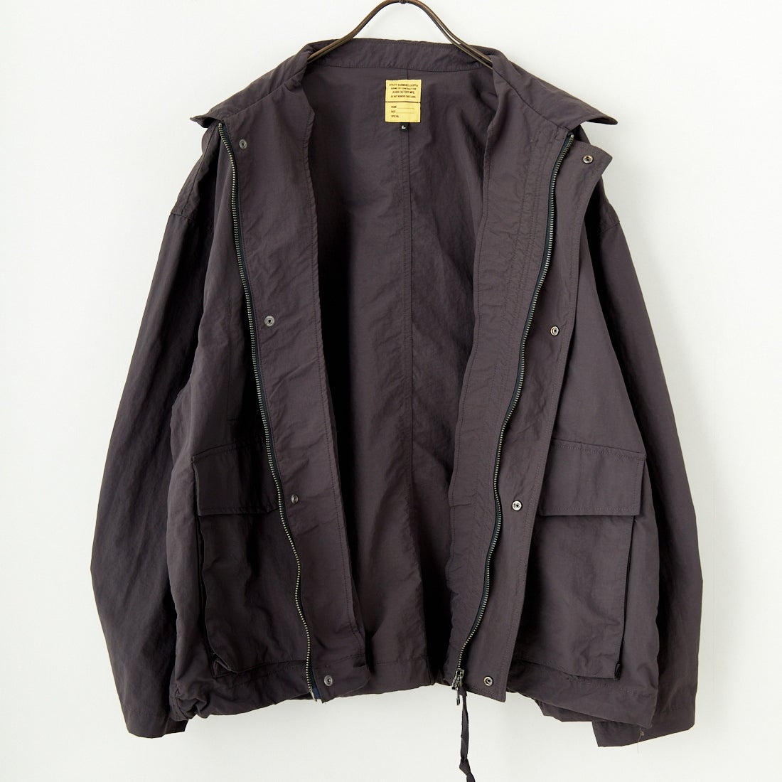 Jeans Factory Clothes [ジーンズファクトリークローズ] ウォッシャブルナイロンショートM-51ジャケット [JFC-251-013] BLACK