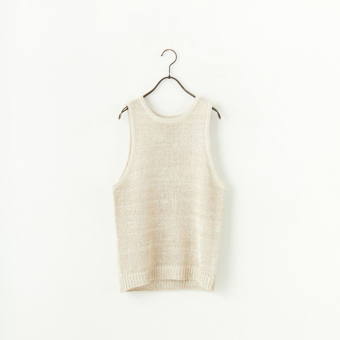 CLOCHE [クロシェ] スパンコール和紙ニットベスト [51285587] ﾍﾞｰｼﾞｭ