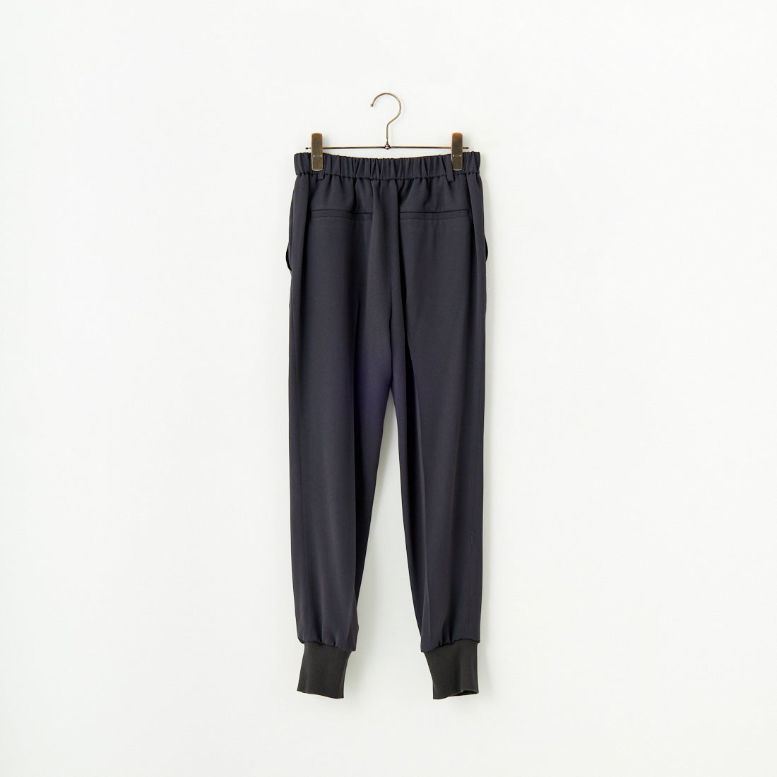 Jeans Factory Clothes [ジーンズファクトリークローズ] バックサテンジョーゼットジョガーパンツ [U-2490] 042 ｽﾐｸﾛ