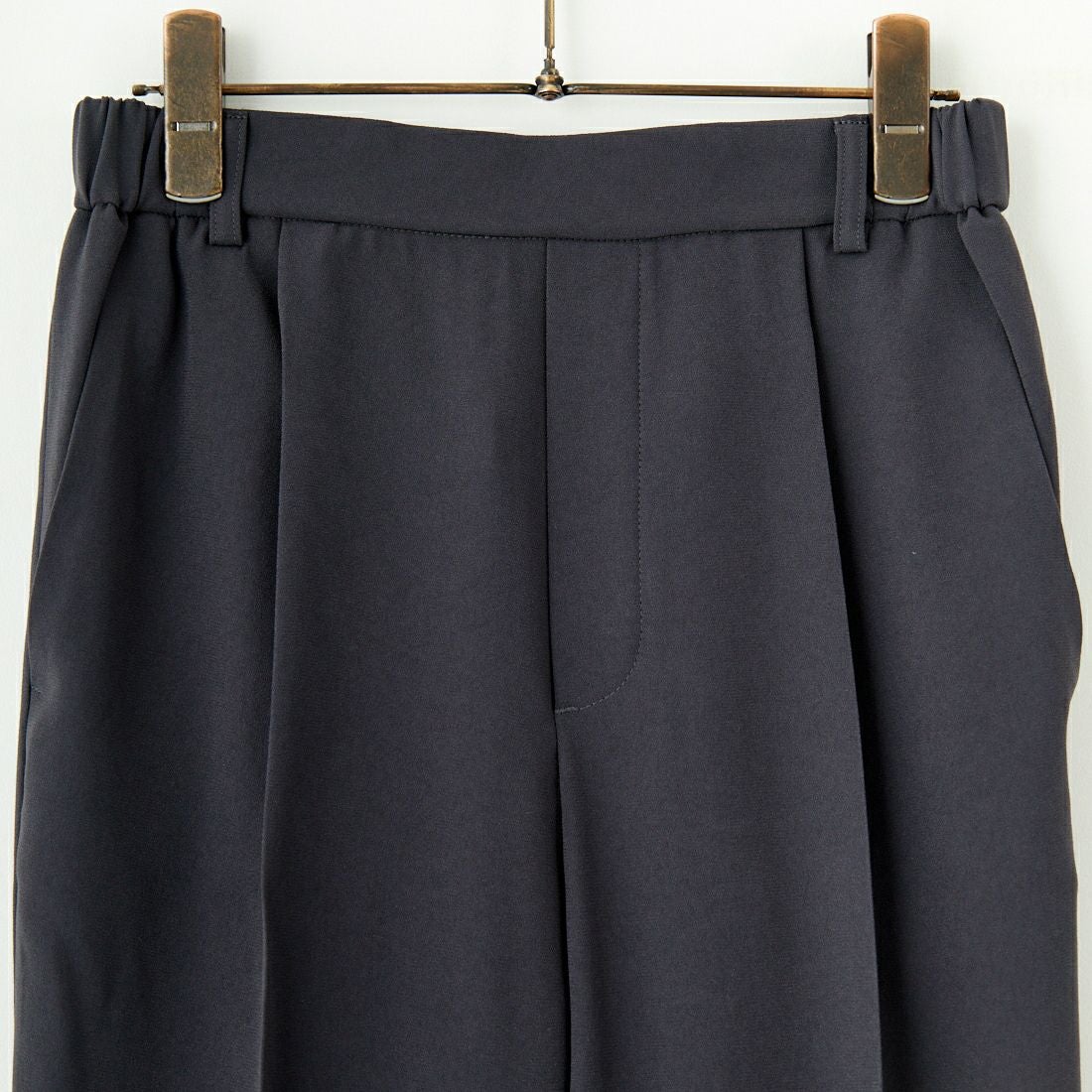 Jeans Factory Clothes [ジーンズファクトリークローズ] バックサテンジョーゼットジョガーパンツ [U-2490] 042 ｽﾐｸﾛ