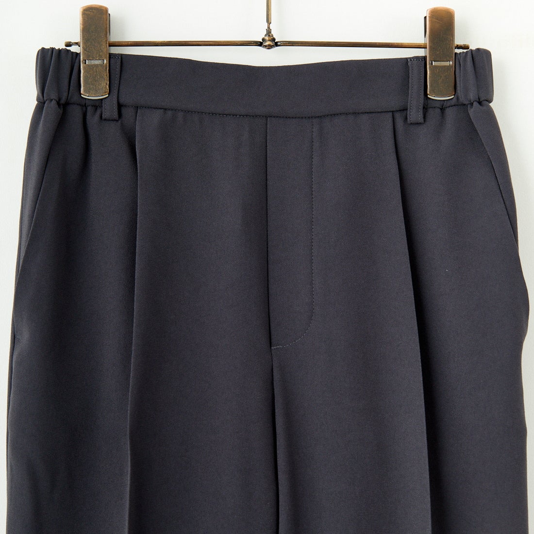 Jeans Factory Clothes [ジーンズファクトリークローズ] バックサテンジョーゼットジョガーパンツ [U-2490] 042 ｽﾐｸﾛ