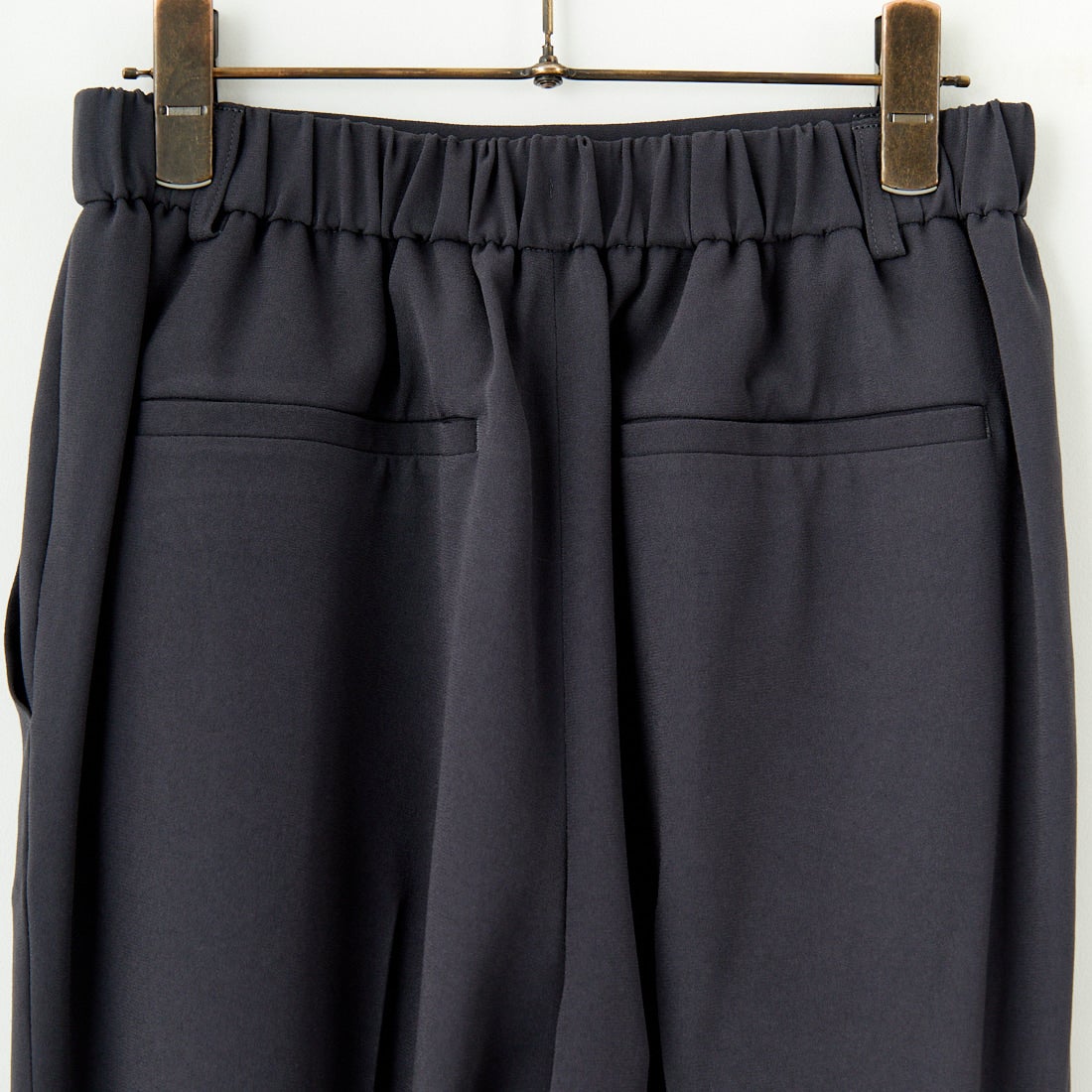 Jeans Factory Clothes [ジーンズファクトリークローズ] バックサテンジョーゼットジョガーパンツ [U-2490] 042 ｽﾐｸﾛ