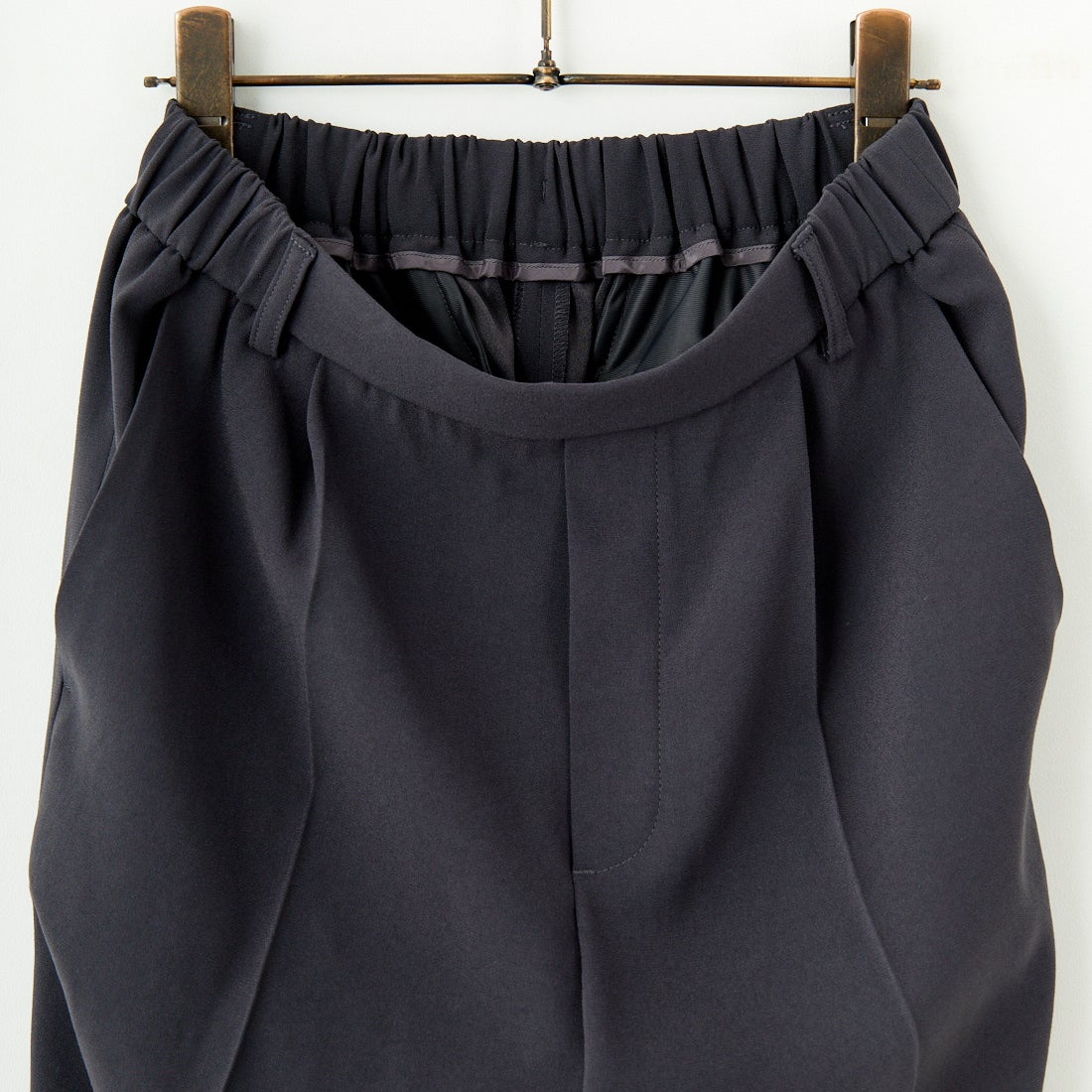 Jeans Factory Clothes [ジーンズファクトリークローズ] バックサテンジョーゼットジョガーパンツ [U-2490] 042 ｽﾐｸﾛ