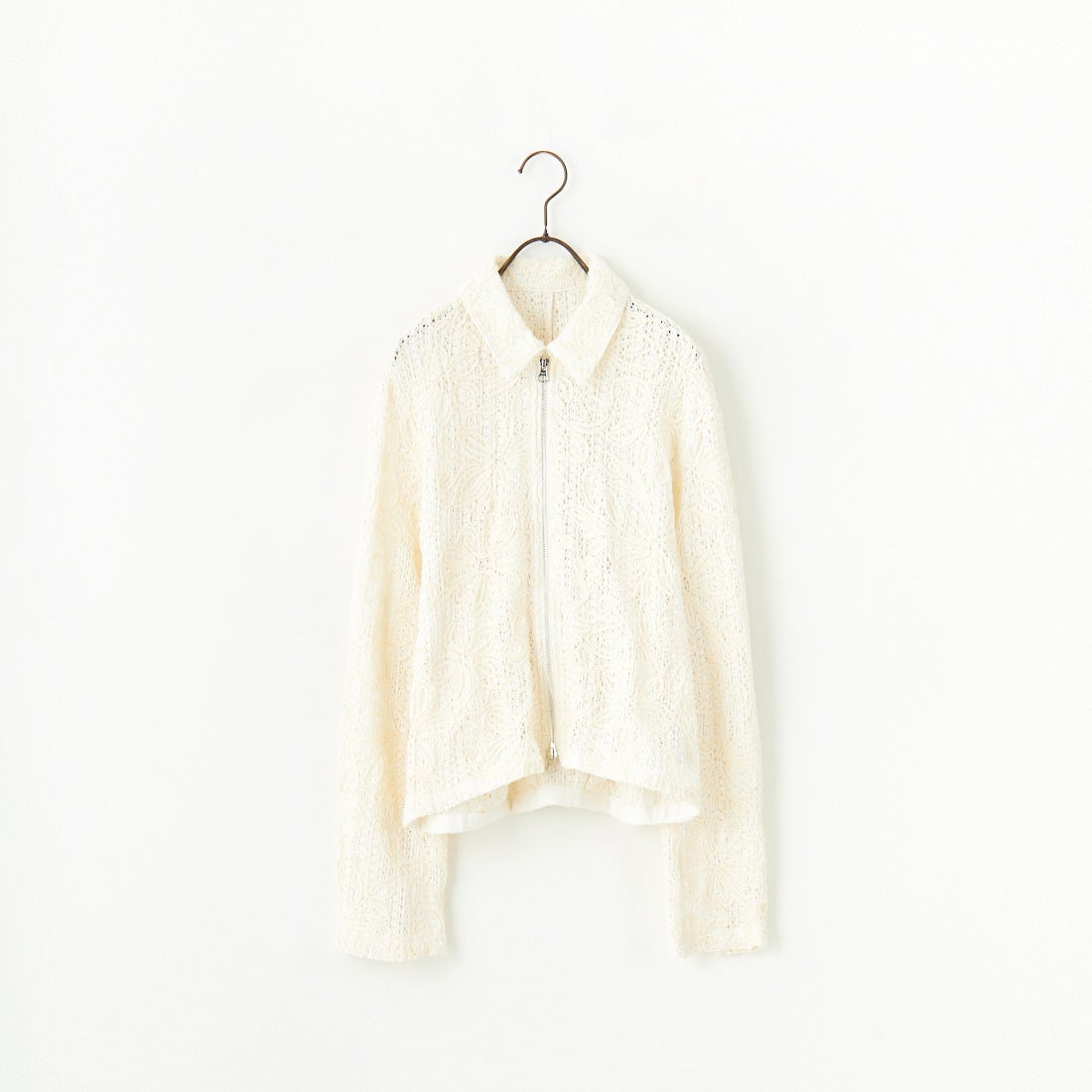 CLOCHE [クロシェ] コード刺繍レースブルゾン [51285558] ｱｲﾎﾞﾘｰ