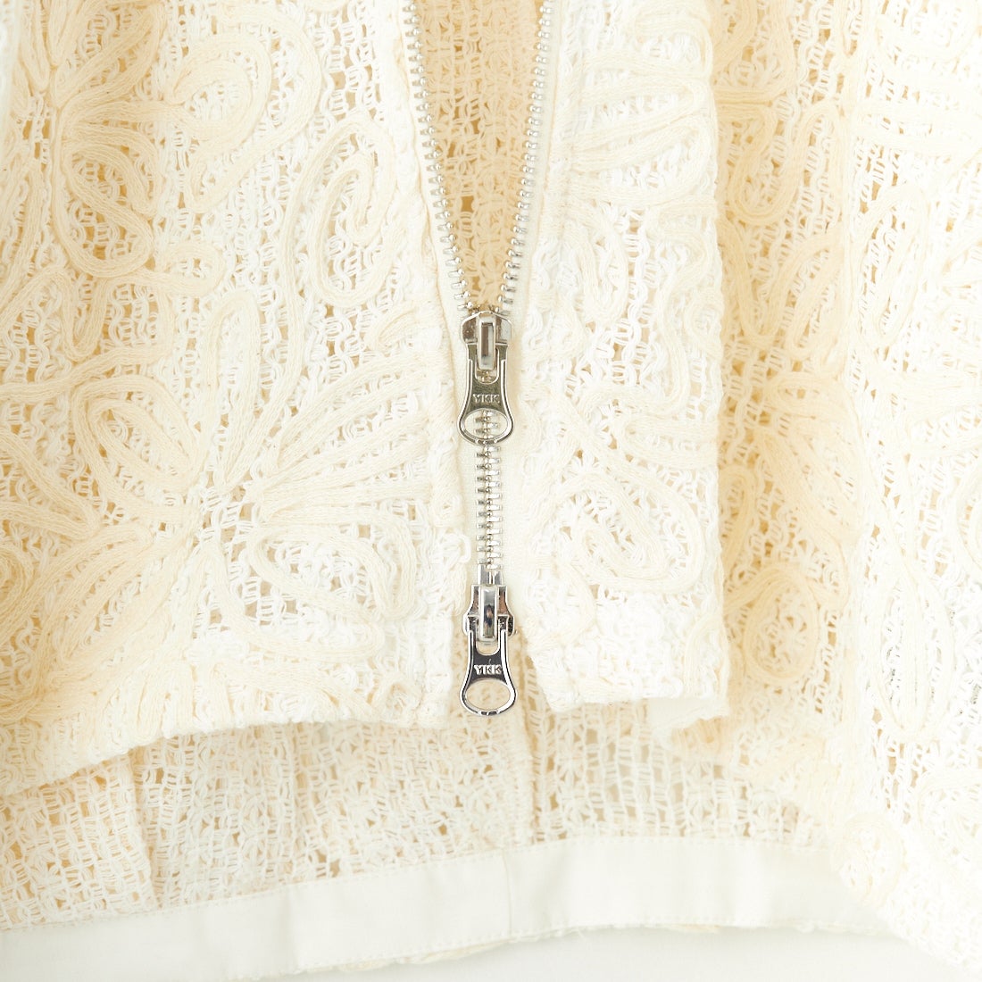 CLOCHE [クロシェ] コード刺繍レースブルゾン [51285558] ｱｲﾎﾞﾘｰ