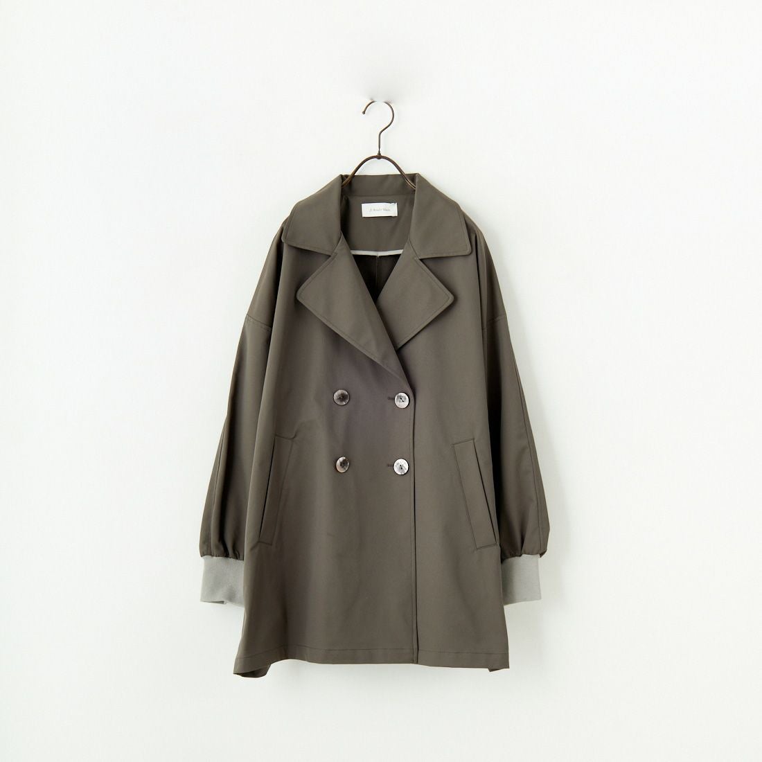 Jf Ready Made [ジェイエフレディメイド] エステルリブヨークトレンチコート [4125101] ﾁｬｺｰﾙ