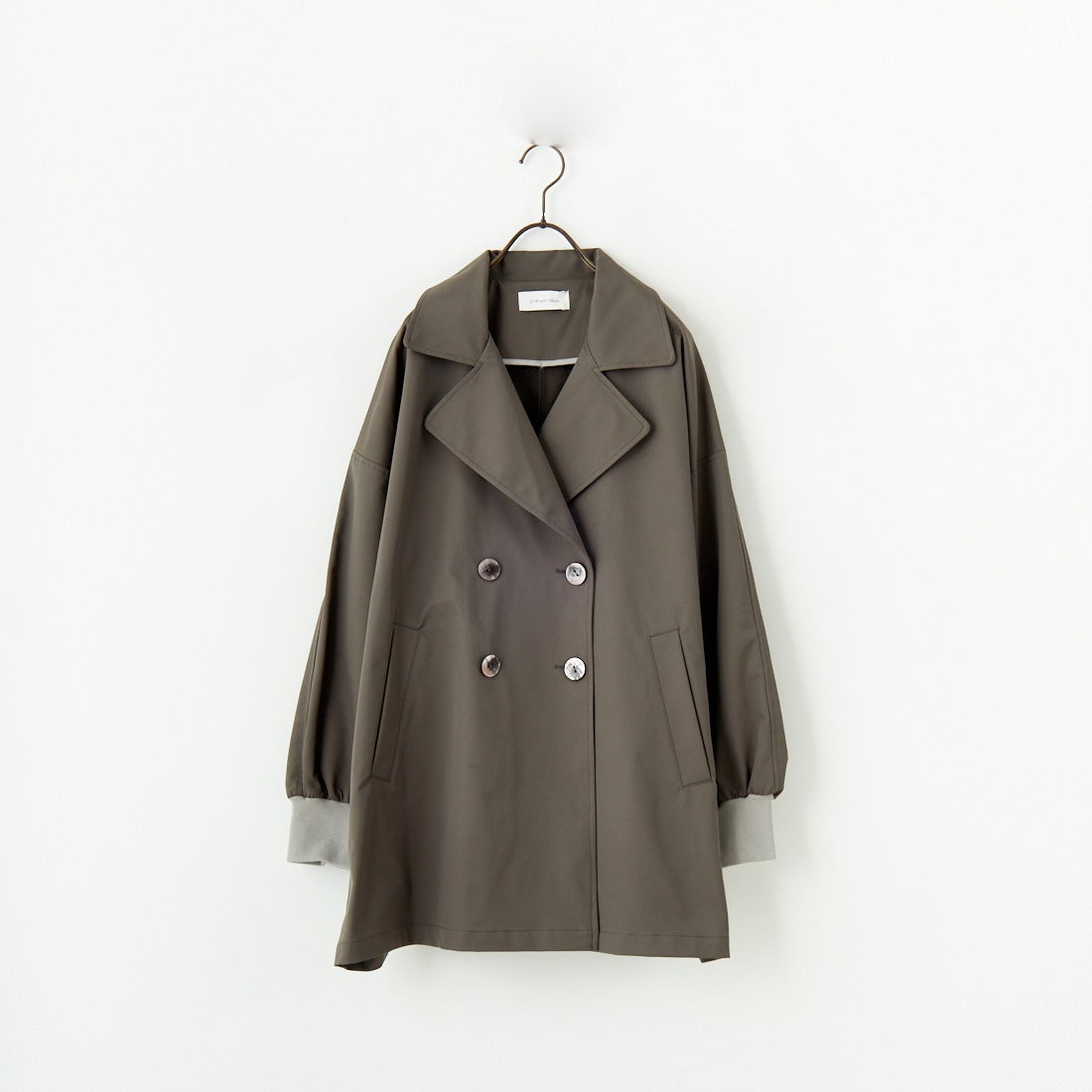 Jf Ready Made [ジェイエフレディメイド] エステルリブヨークトレンチコート [4125101] ﾁｬｺｰﾙ