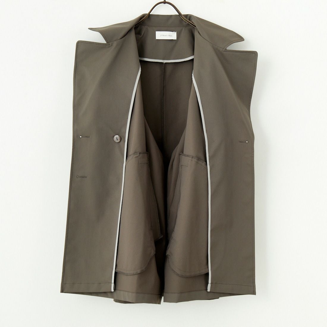 Jf Ready Made [ジェイエフレディメイド] エステルリブヨークトレンチコート [4125101] ﾁｬｺｰﾙ