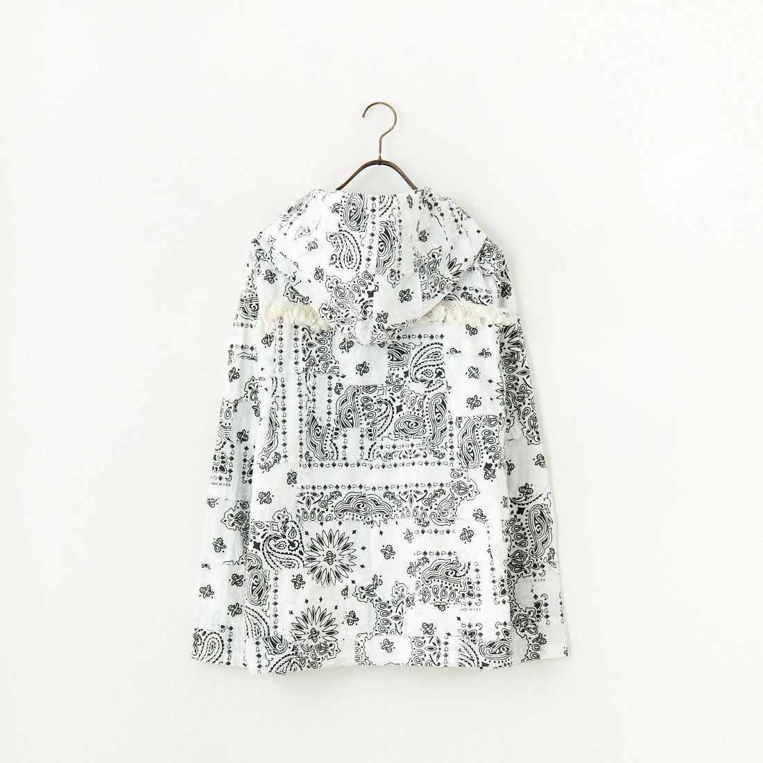 HELLO CALIF [ハローカリフ] HAV-A-HANK パッチワークフーディ [651007] WHITE