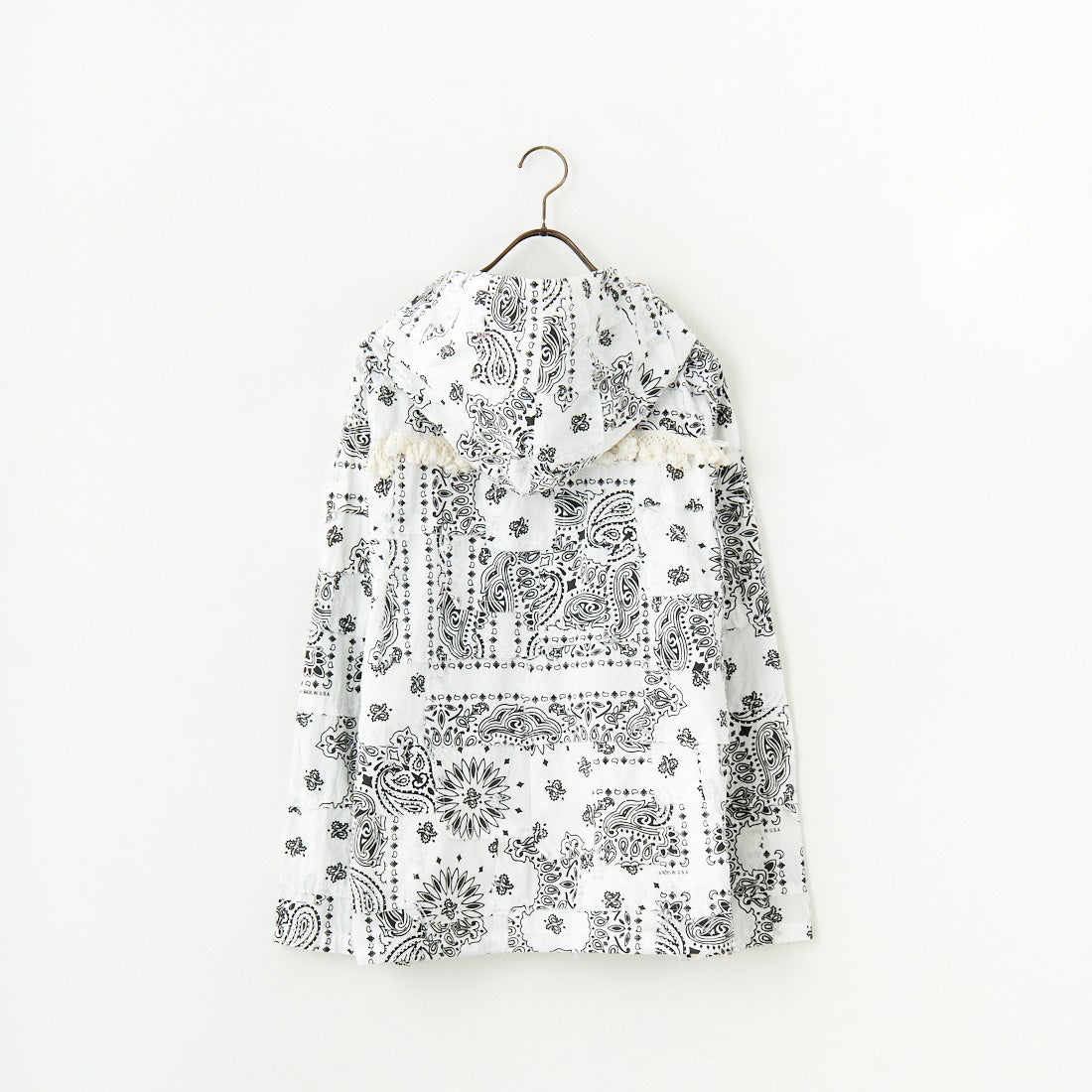 HELLO CALIF [ハローカリフ] HAV-A-HANK パッチワークフーディ [651007] WHITE