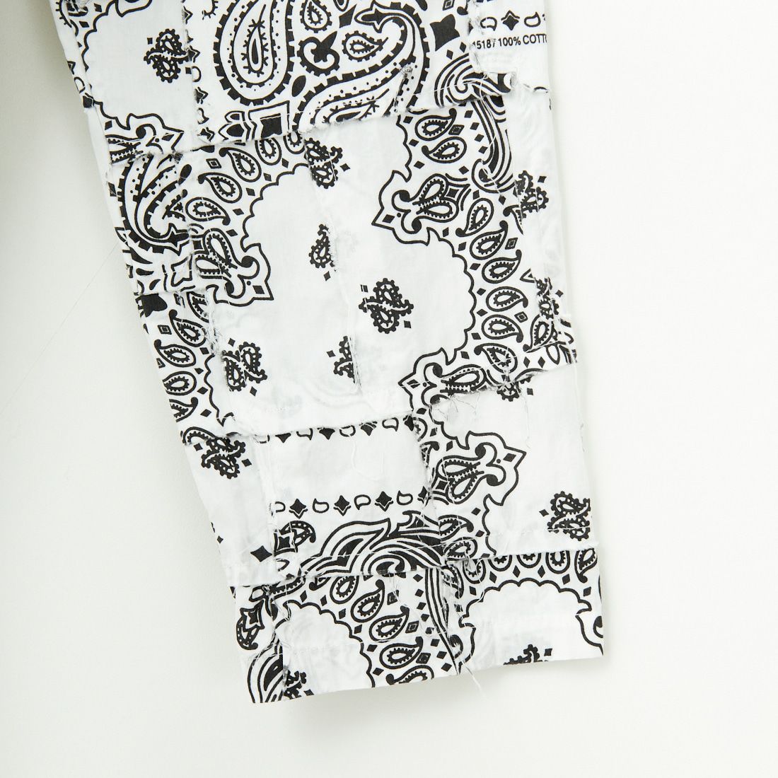 HELLO CALIF [ハローカリフ] HAV-A-HANK パッチワークフーディ [651007] WHITE