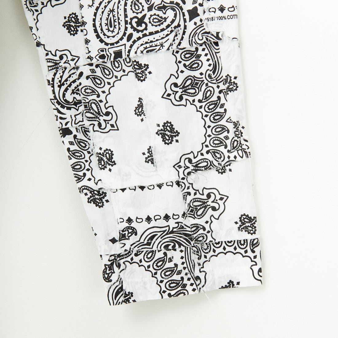 HELLO CALIF [ハローカリフ] HAV-A-HANK パッチワークフーディ [651007] WHITE