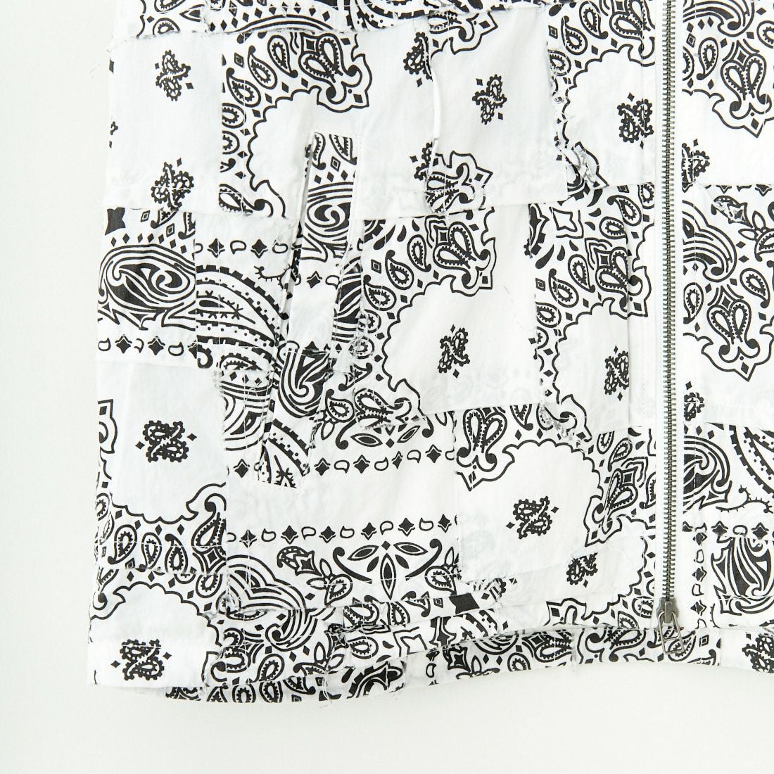 HELLO CALIF [ハローカリフ] HAV-A-HANK パッチワークフーディ [651007] WHITE