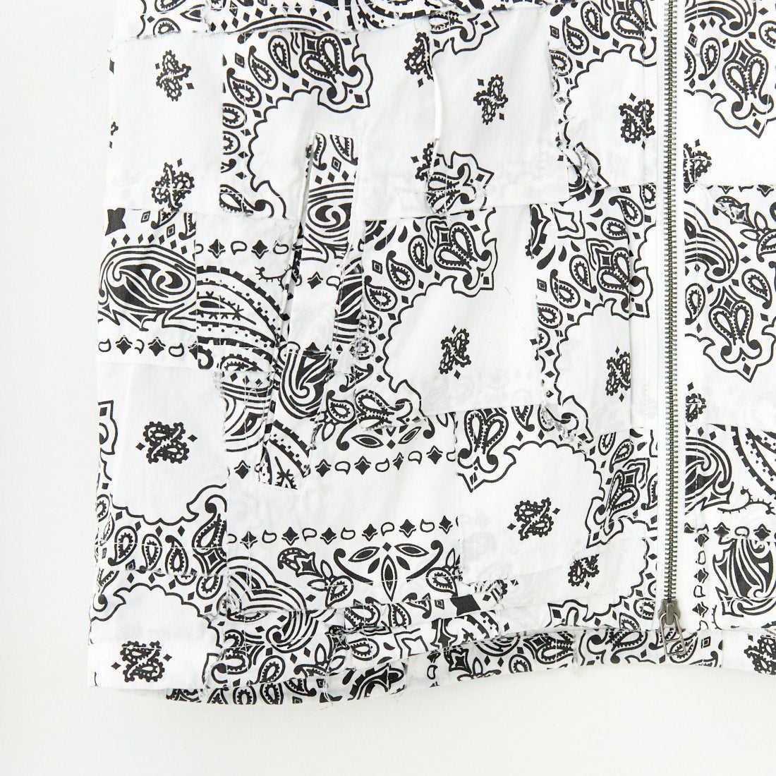 HELLO CALIF [ハローカリフ] HAV-A-HANK パッチワークフーディ [651007] WHITE