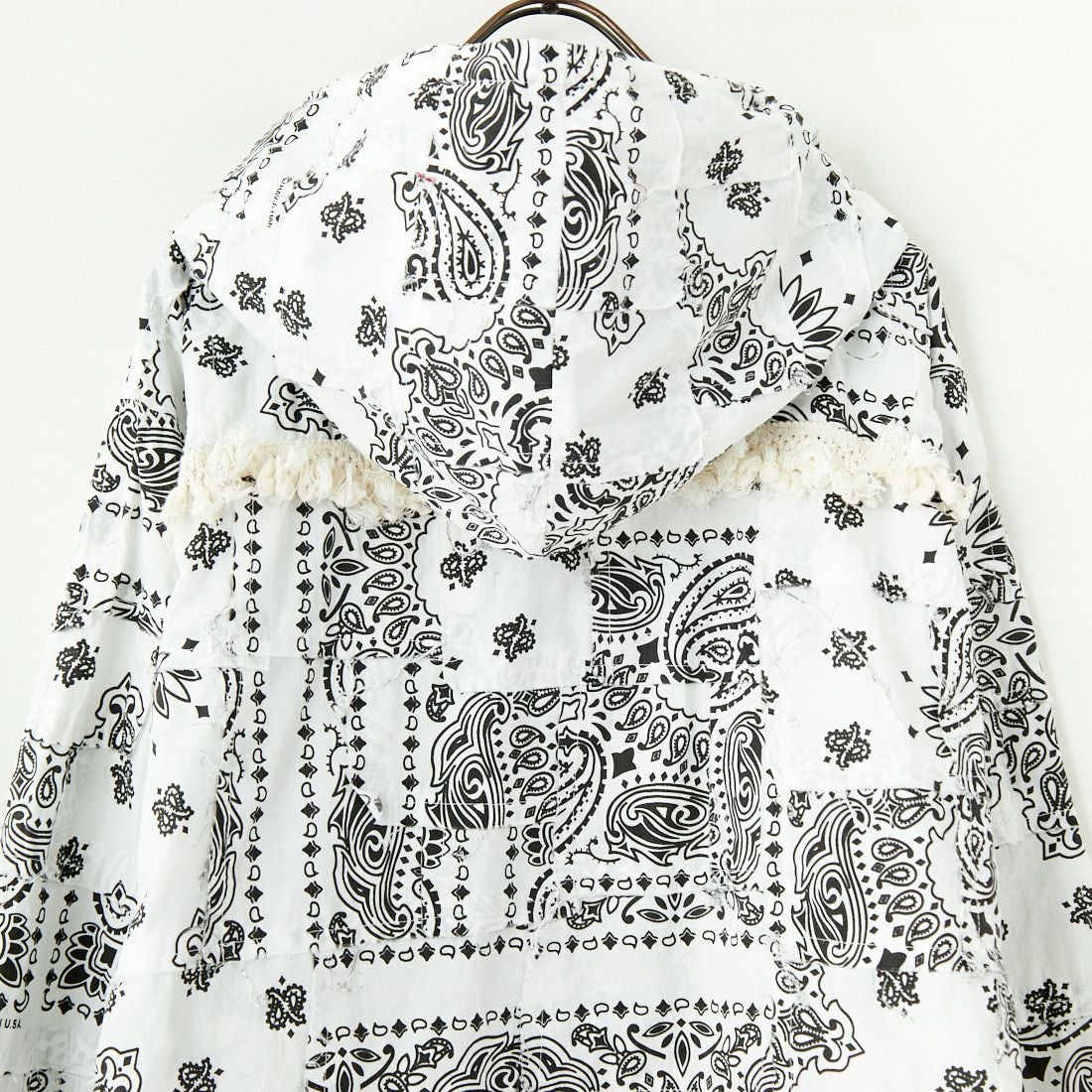 HELLO CALIF [ハローカリフ] HAV-A-HANK パッチワークフーディ [651007] WHITE