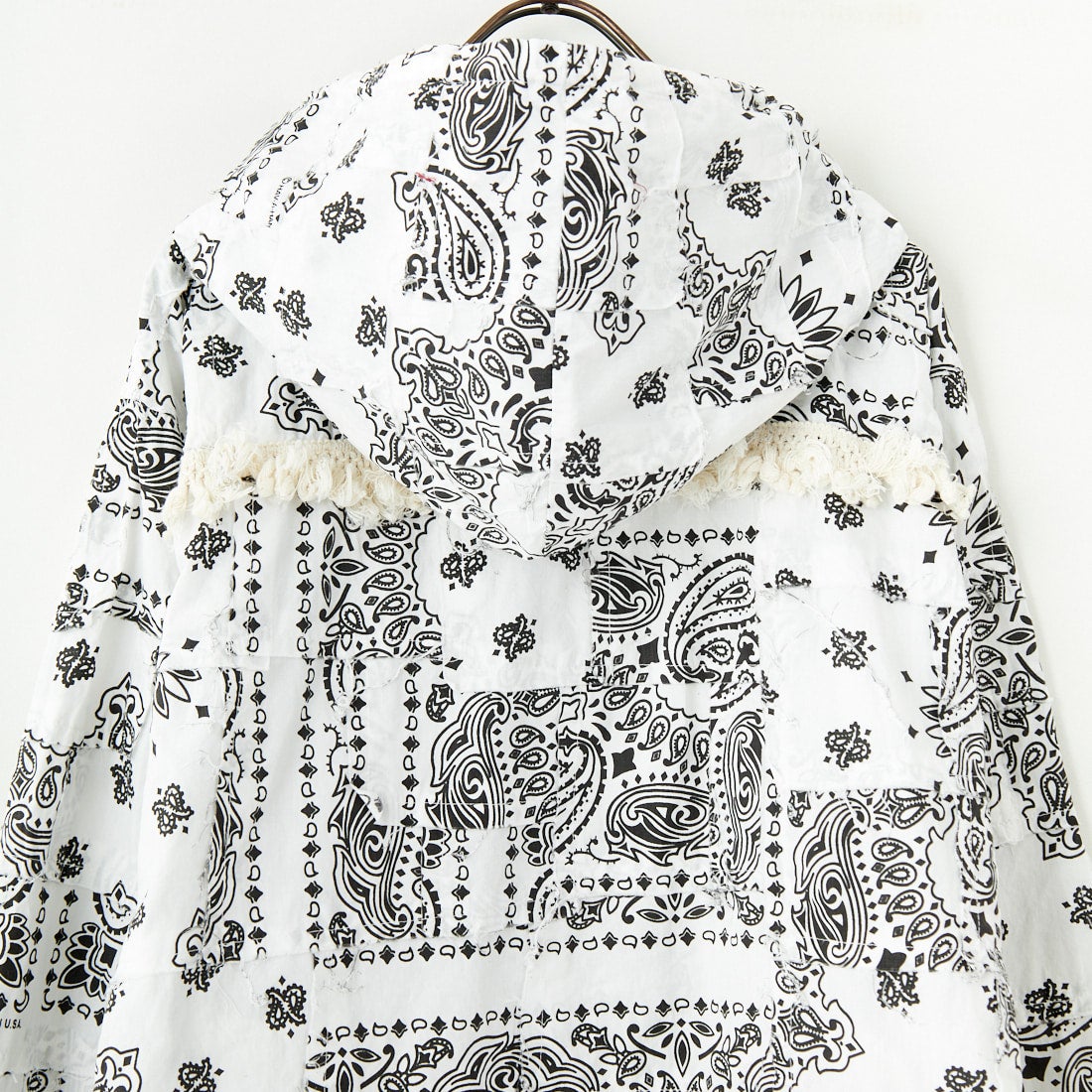 HELLO CALIF [ハローカリフ] HAV-A-HANK パッチワークフーディ [651007] WHITE