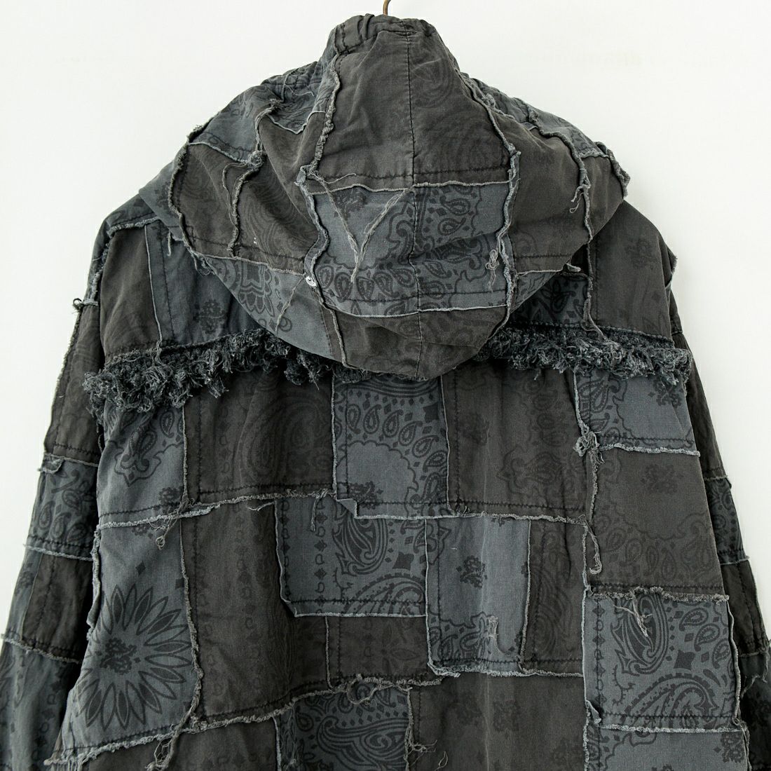 HELLO CALIF [ハローカリフ] HAV-A-HANK パッチワークフーディ [651007] BLACK