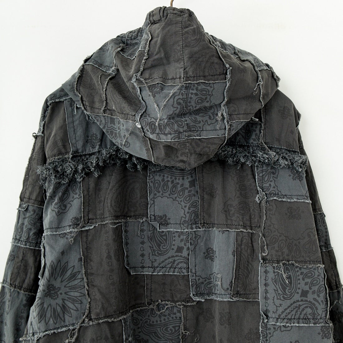 HELLO CALIF [ハローカリフ] HAV-A-HANK パッチワークフーディ [651007] BLACK