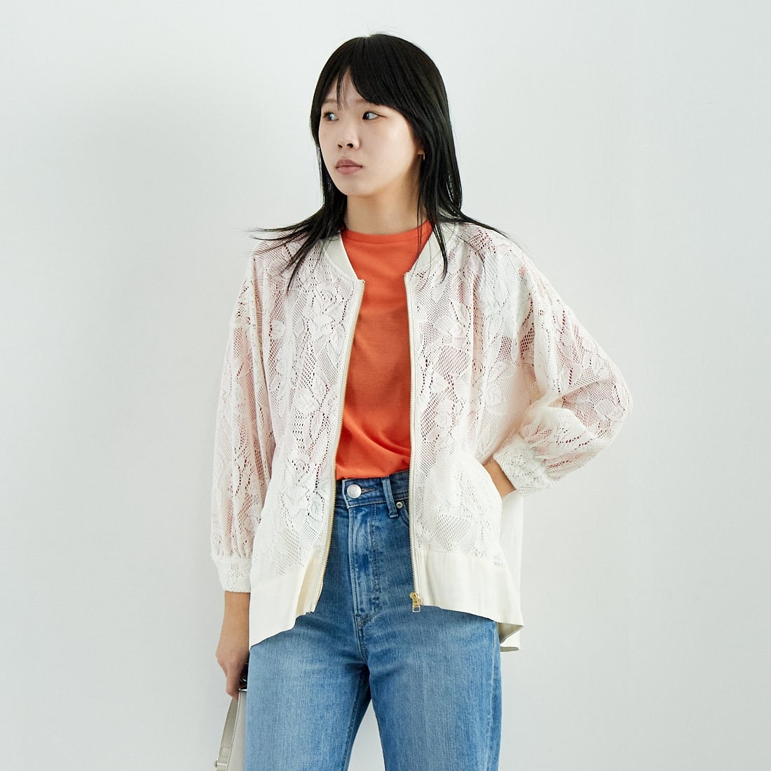 ｱｲﾎﾞﾘｰ&&モデル身長：167cm 着用サイズ：F&&