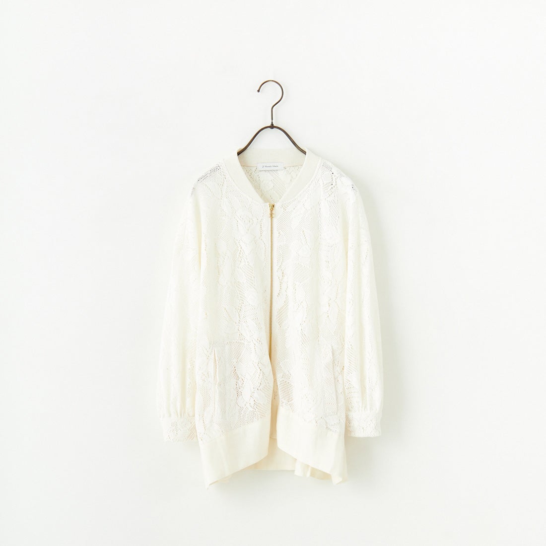 Jf Ready Made [ジェイエフレディメイド] カーテンレースチュニックブルゾン [4125110] ｱｲﾎﾞﾘｰ