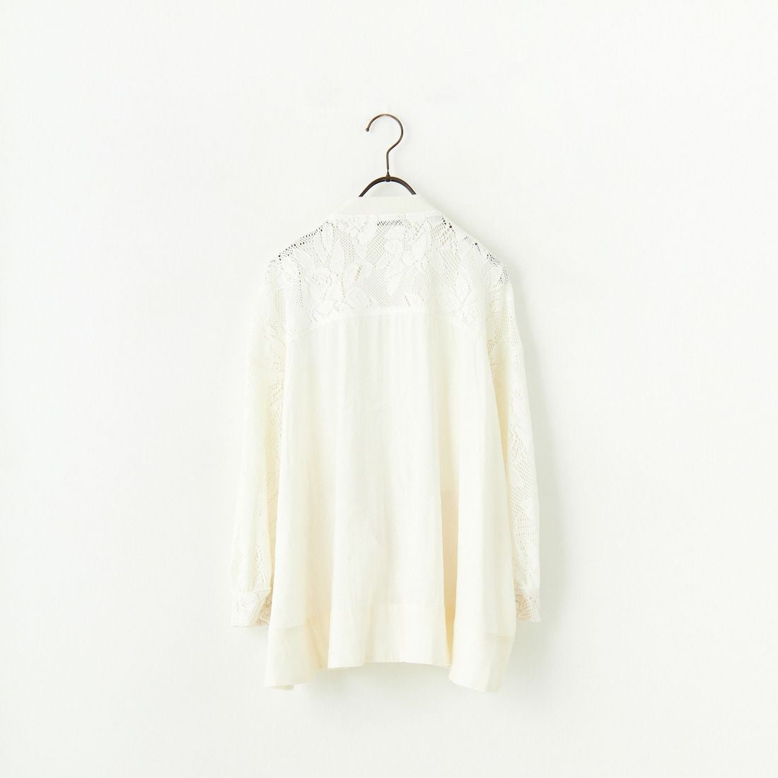 Jf Ready Made [ジェイエフレディメイド] カーテンレースチュニックブルゾン [4125110] ｱｲﾎﾞﾘｰ