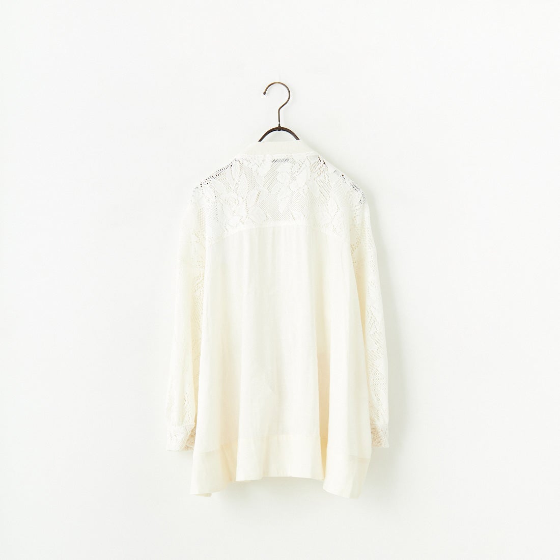 Jf Ready Made [ジェイエフレディメイド] カーテンレースチュニックブルゾン [4125110] ｱｲﾎﾞﾘｰ