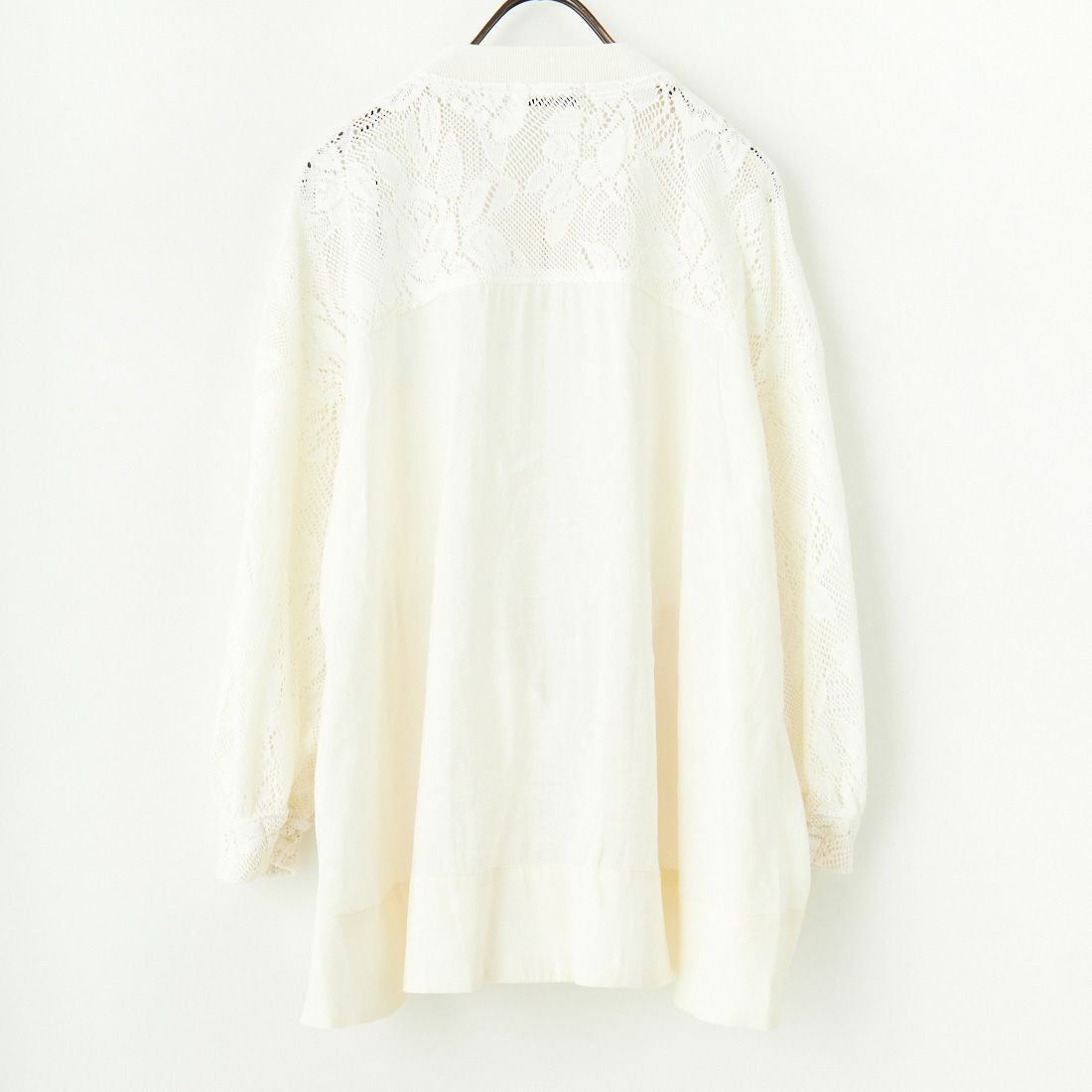 Jf Ready Made [ジェイエフレディメイド] カーテンレースチュニックブルゾン [4125110] ｱｲﾎﾞﾘｰ