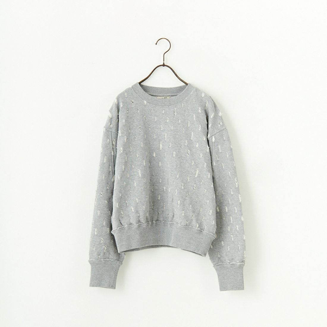 UNFIL [アンフィル] リップドメッシュ コットンテリースウェット [WVSP-UW116] H.GRAY