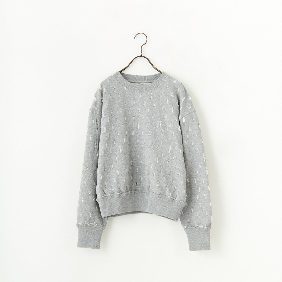 UNFIL [アンフィル] リップドメッシュ コットンテリースウェット [WVSP-UW116] H.GRAY