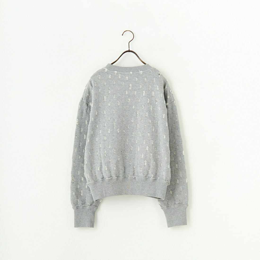 UNFIL [アンフィル] リップドメッシュ コットンテリースウェット [WVSP-UW116] H.GRAY