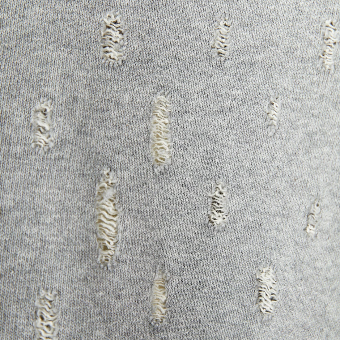 UNFIL [アンフィル] リップドメッシュ コットンテリースウェット [WVSP-UW116] H.GRAY