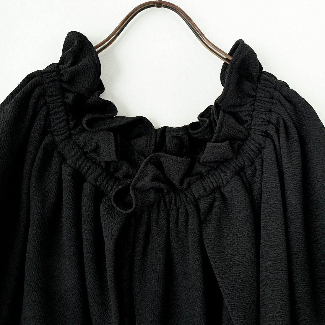 USINE [ユジーヌ] オフショルカットソーワンピース [2510403] BLACK