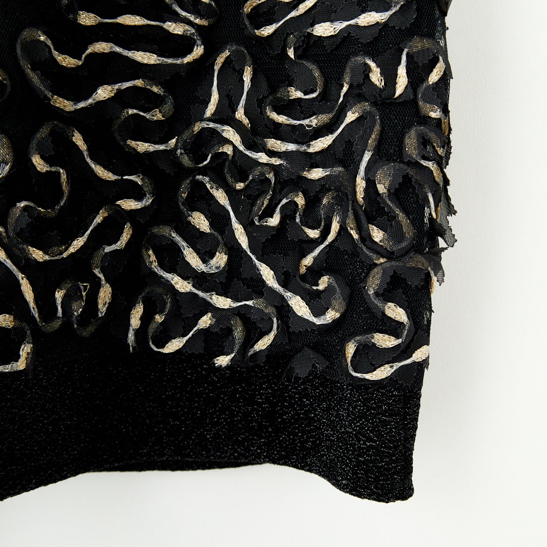 USINE [ユジーヌ] モチーフ柄タイトスカート [2510303] BLACK