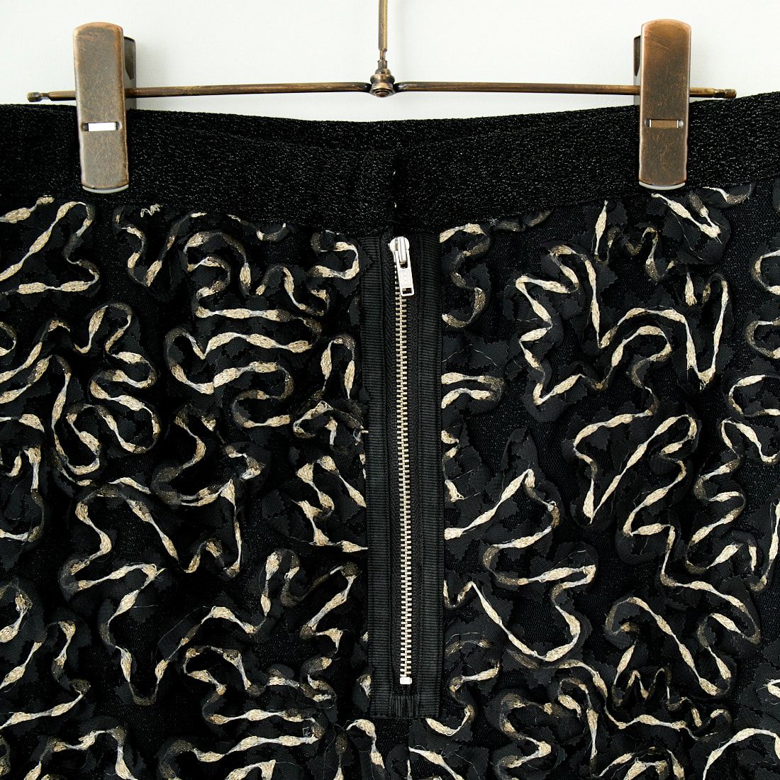 USINE [ユジーヌ] モチーフ柄タイトスカート [2510303] BLACK