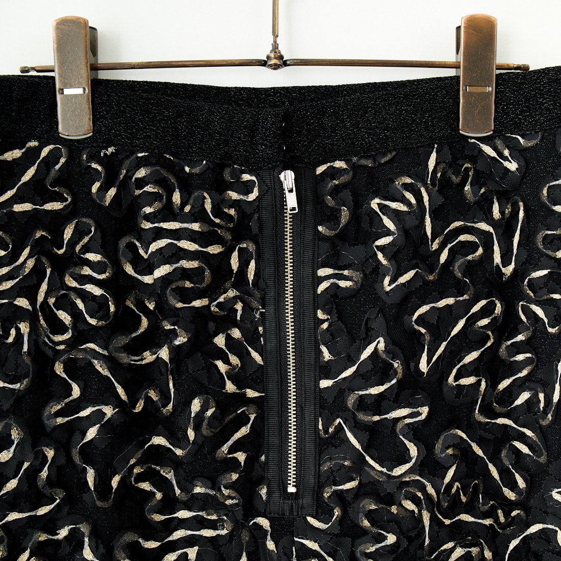 USINE [ユジーヌ] モチーフ柄タイトスカート [2510303] BLACK