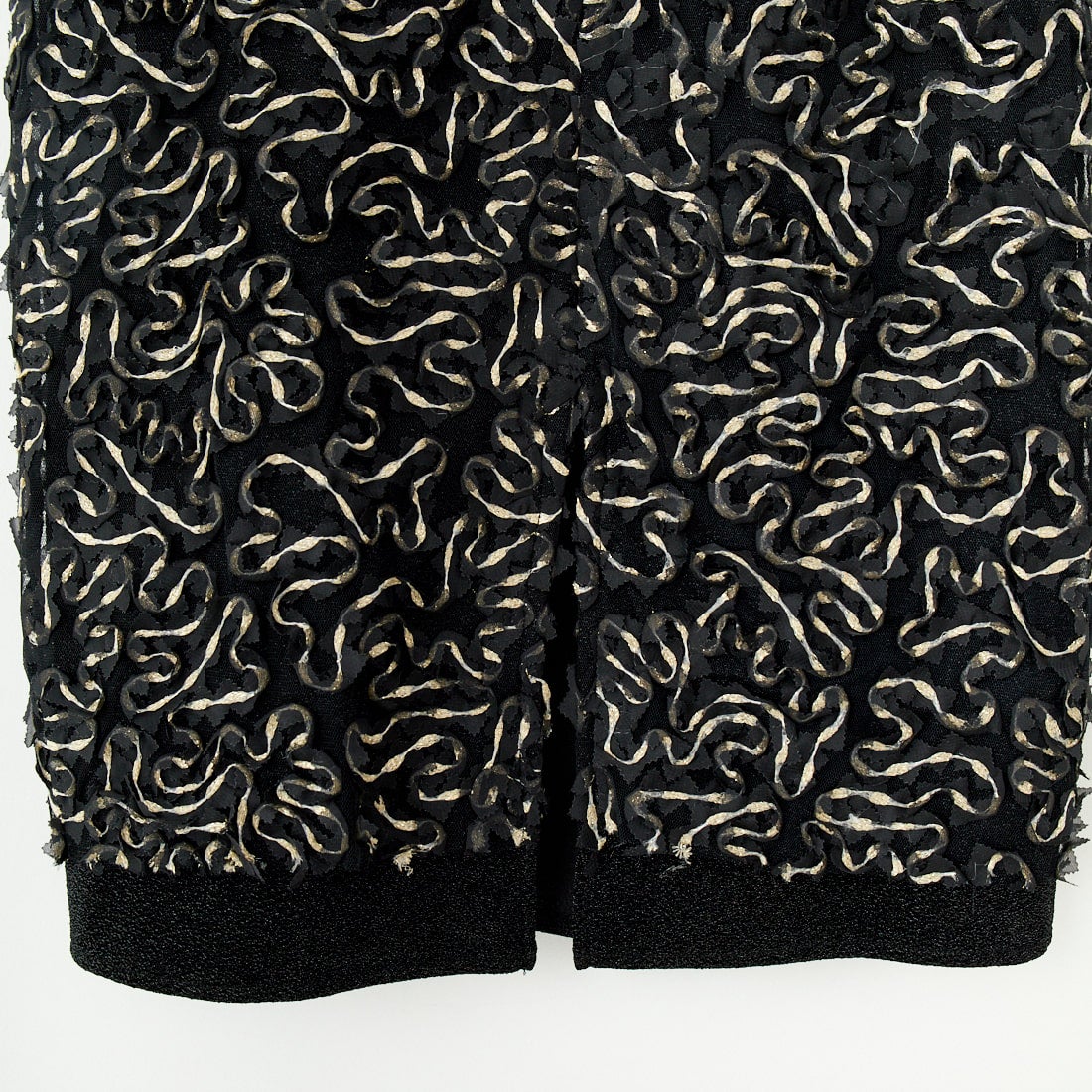 USINE [ユジーヌ] モチーフ柄タイトスカート [2510303] BLACK