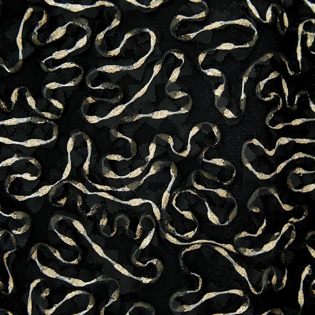 USINE [ユジーヌ] モチーフ柄タイトスカート [2510303] BLACK