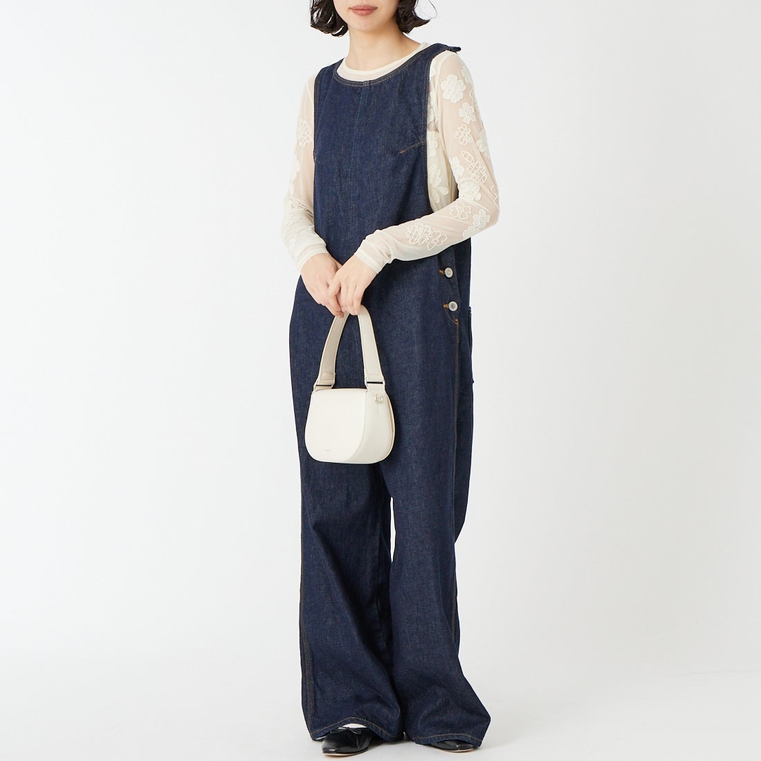 00 OW&&モデル身長：162cm 着用サイズ：F&&